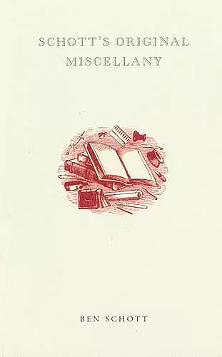 Schott's Original Miscellany cover