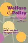 Welfare And Policy cover