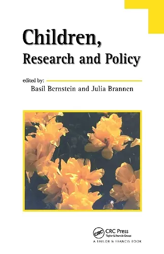 Children, Research And Policy cover