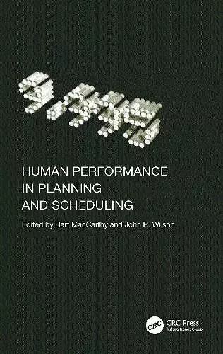 Human Performance in Planning and Scheduling cover