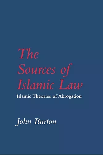 The Sources of Islamic Law cover