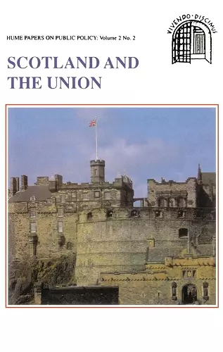 Scotland and the Union cover