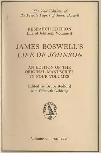 James Boswell's Life of Johnson cover