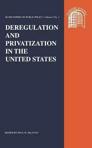 Deregulation and Privatization cover