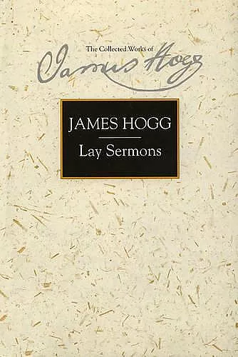 Lay Sermons cover