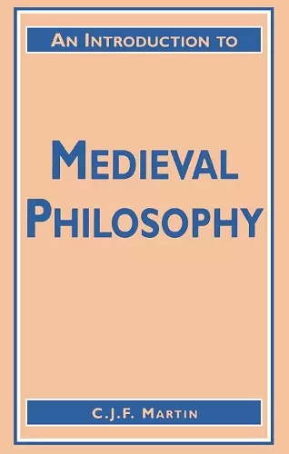 An Introduction to Medieval Philosophy cover