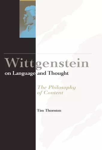 Wittgenstein on Language and Thought cover