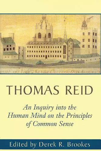 An Inquiry into the Human Mind on the Principles of Common Sense cover