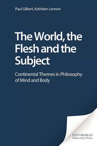 The World, the Flesh and the Subject cover