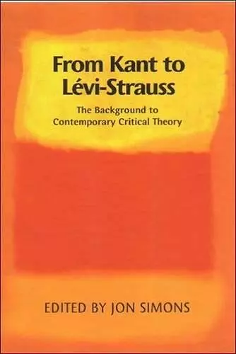 From Kant to Lvi-Strauss cover