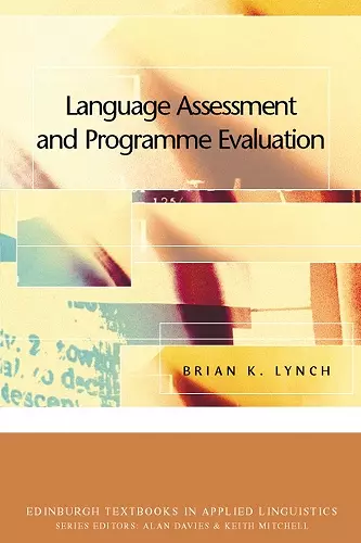 Language Assessment and Programme Evaluation cover