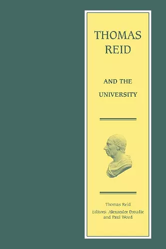 Thomas Reid and the University cover