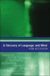 A Glossary of Language and Mind cover
