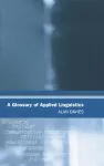A Glossary of Applied Linguistics cover