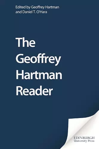 The Geoffrey Hartman Reader cover