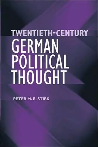 Twentieth-Century German Political Thought cover