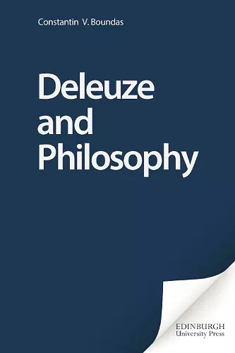 Deleuze and Philosophy cover