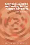 Electoral Systems and Voting in the United Kingdom cover