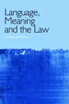 Language, Meaning and the Law cover