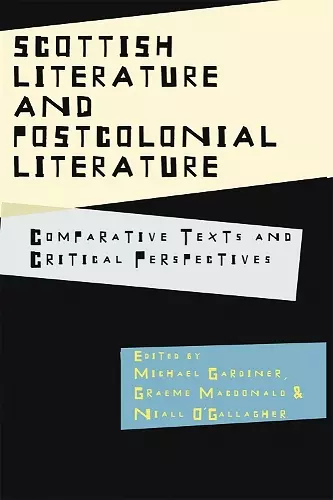 Scottish Literature and Postcolonial Literature cover