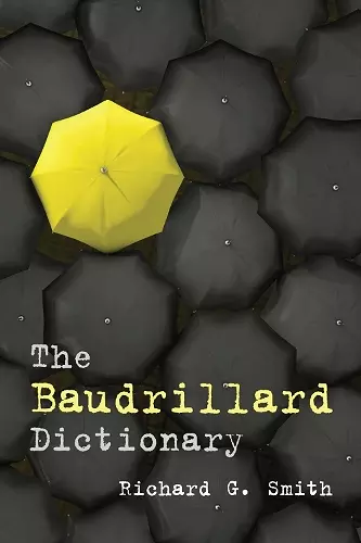 The Baudrillard Dictionary cover