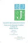 Talking Renaissance Texts cover