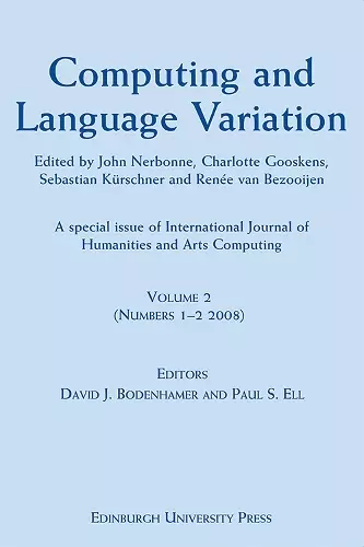 Computing and Language Variation cover