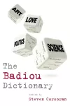 The Badiou Dictionary cover