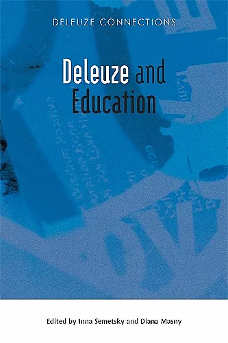 Deleuze and Education cover