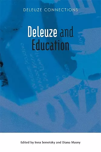 Deleuze and Education cover