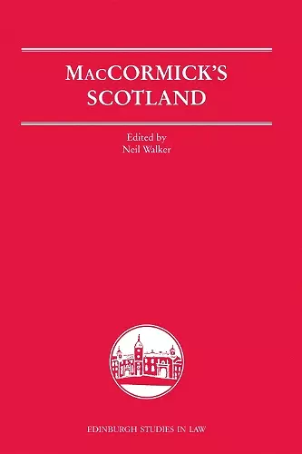 MacCormick's Scotland cover