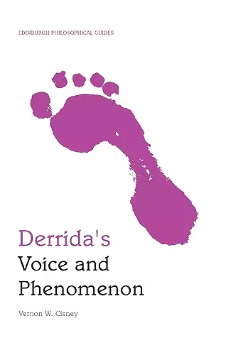 Derrida's Voice and Phenomenon cover