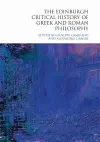 The Edinburgh Critical History of Greek and Roman Philosophy cover