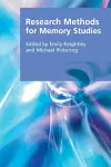 Research Methods for Memory Studies cover