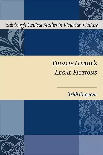 Thomas Hardy's Legal Fictions cover