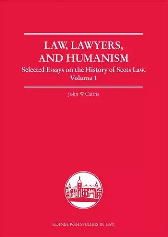 Law, Lawyers, and Humanism cover