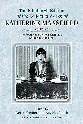 The Poetry and Critical Writings of Katherine Mansfield cover