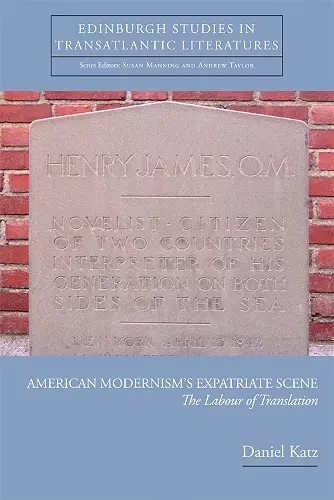 American Modernism's Expatriate Scene cover