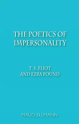 The Poetics of Impersonality cover