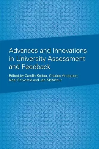 Advances and Innovations in University Assessment and Feedback cover