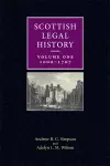 Scottish Legal History cover