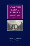 Scottish Legal History cover