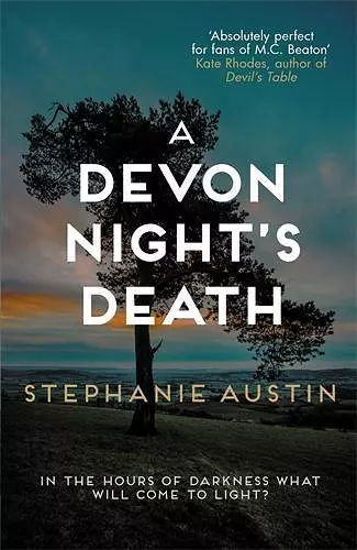 A Devon Night's Death cover