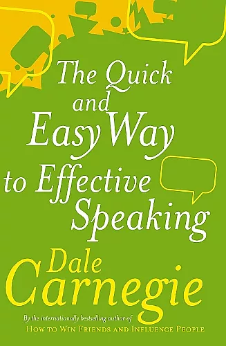 The Quick And Easy Way To Effective Speaking cover
