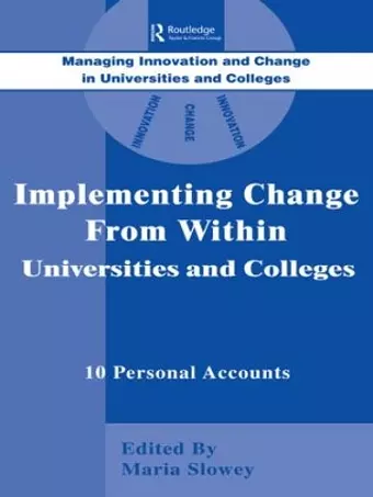 Implementing Change from Within in Universities and Colleges cover