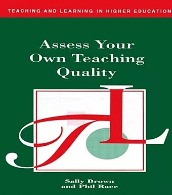 Assess Your Own Teaching Quality cover