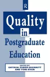 Quality in Postgraduate Education cover