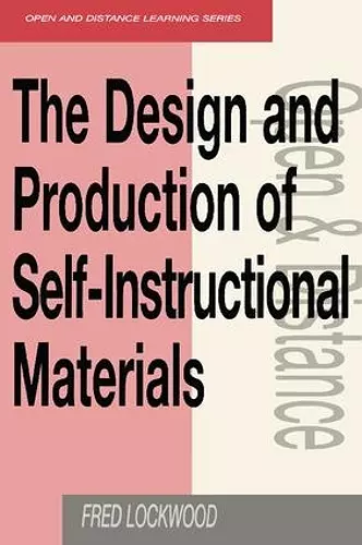 The Design and Production of Self-instructional Materials cover