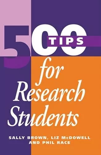 500 Tips for Research Students cover