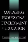 Managing Professional Development in Education cover